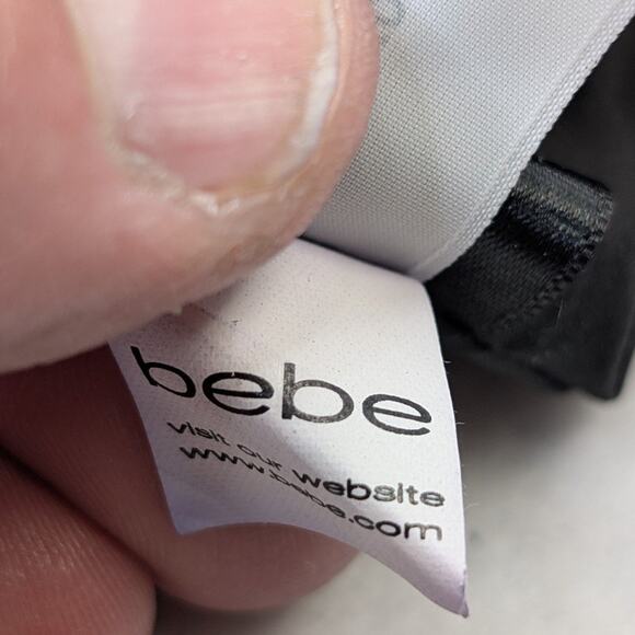 Bebe Black Multicolored Mini Dress Size S - Picture 8 of 9